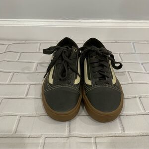 Vans Dennis Enarson Wafflecup Pro BMX Shoe Men Sz 4.5 Olive Gum Old Skool 721454